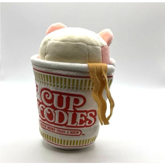 Anirollz x Nissin Cup Noodles Ramen Soup Plush Kitty Kawaii 5" - Picture 12 of 12